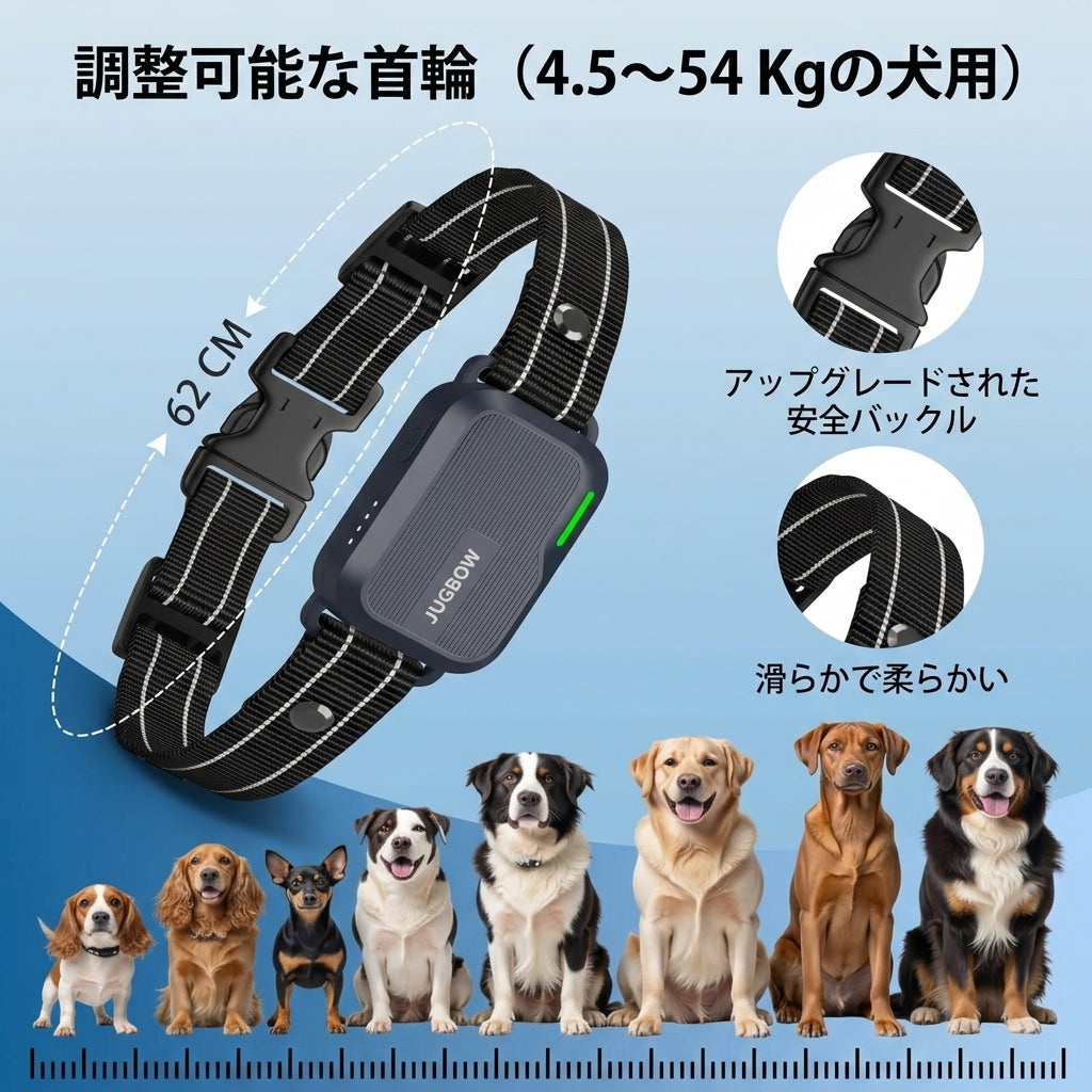 犬用トレーニングカラー 首輪 高度なSafe-Tech技術搭載 リモコン付き IPX8防水